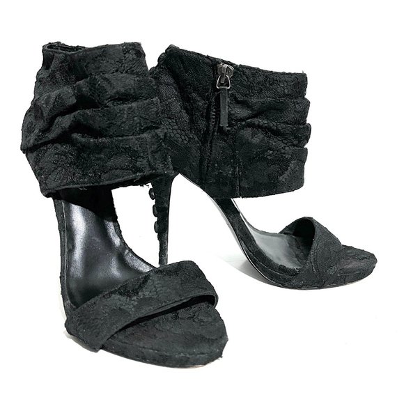 Elizabeth and James E-Janet Lace Stiletto Sandals - Picture 13 of 15